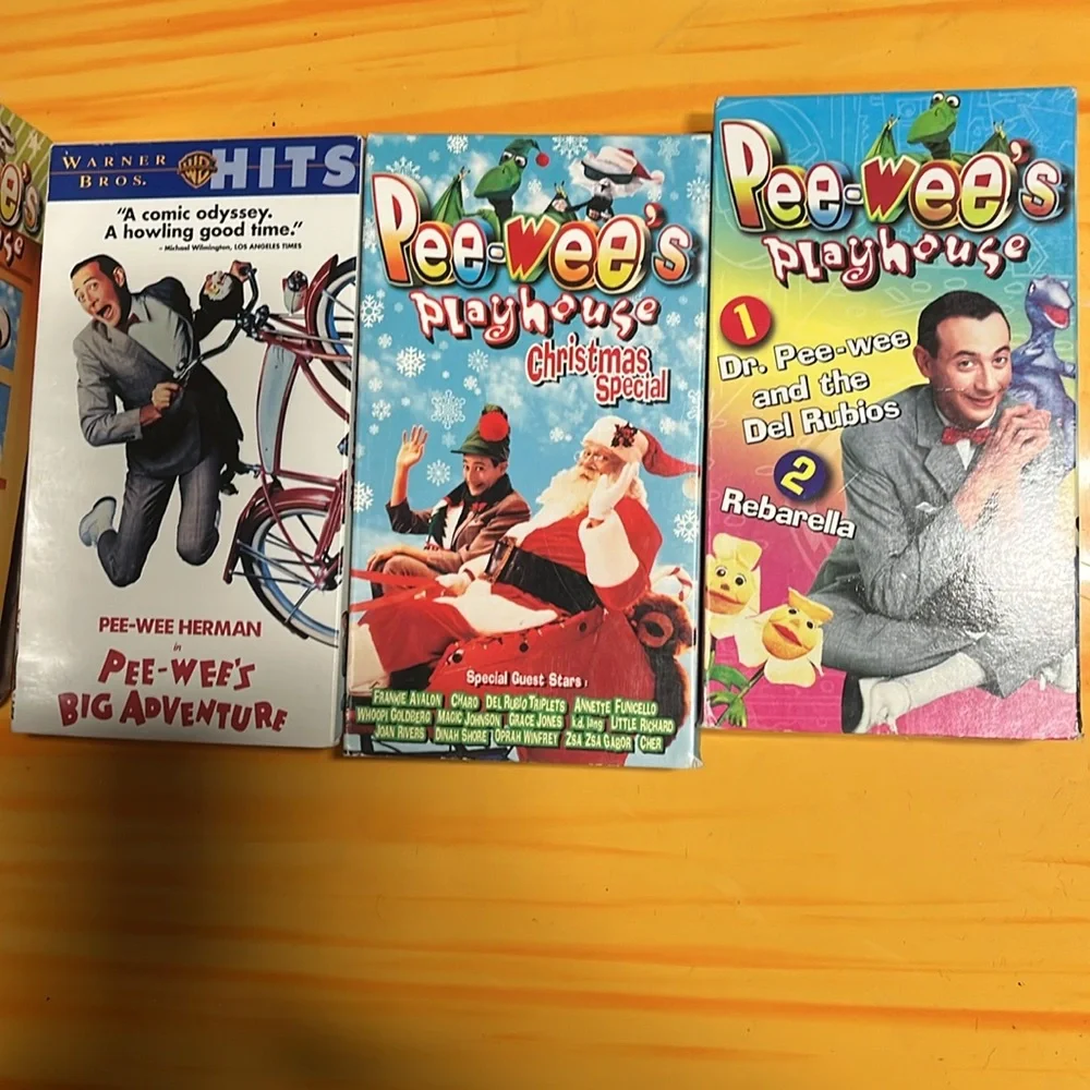 1996 Pee-Wee’s Playhouse Volumes 1-8 VHS TAPE Box Set Plus Three extra - Picture 2 of 7